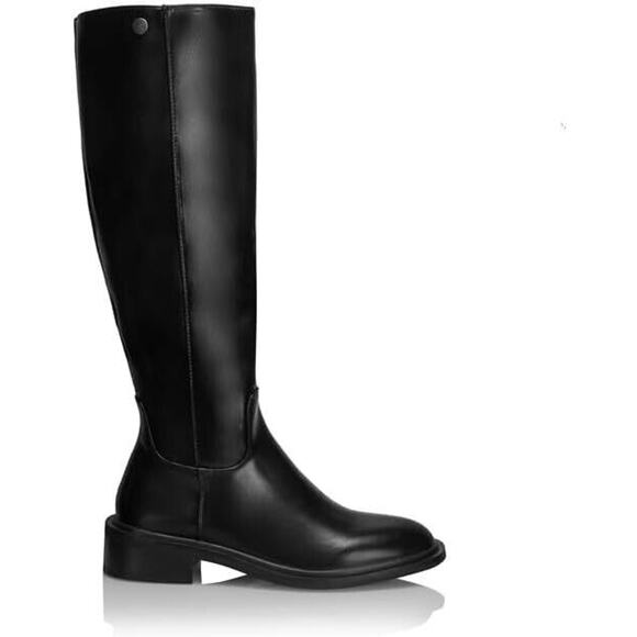 Calvin Klein Women's Botina Almond Toe Casual Tall Riding Boots, Black Size 8M - Picture 4 of 5
